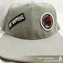 Gray DWA Trucker Hat Solid Color with Random Patches