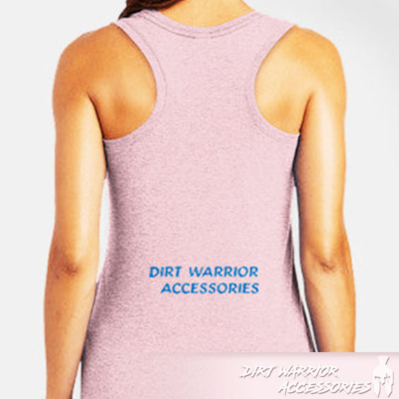 District Women's Tri-Blend Racerback Tank We ride at NOON Bitches!