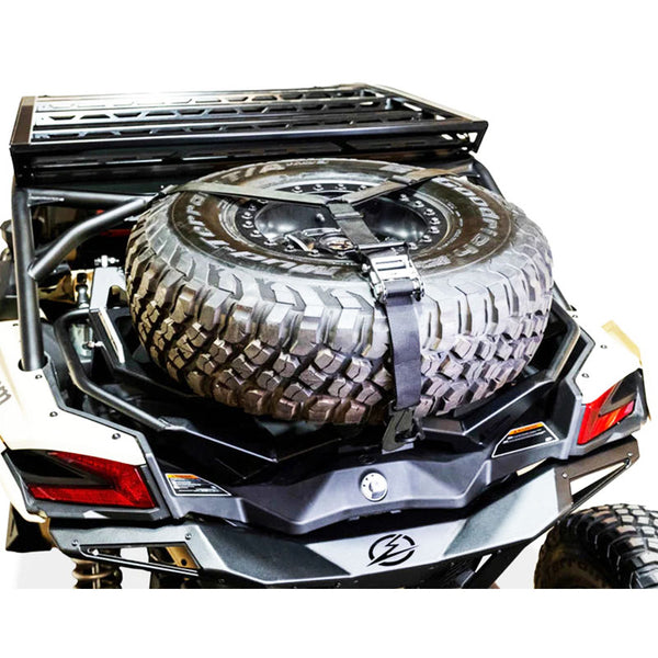 ELEKTRIC OFFROAD 2017-2024 Can Am X3 Maverick Volt Series Baja Spare Tire Rack