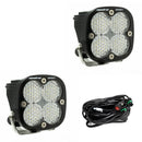 BAJA DESIGNS Squadron Sport Black LED Auxiliary Light Pod Pair - Universal-8