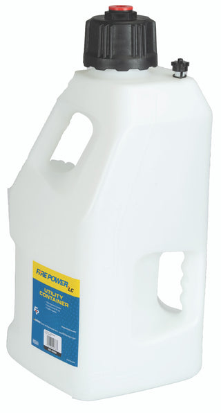 Fire Power LC Utility Container 5 Gal - White