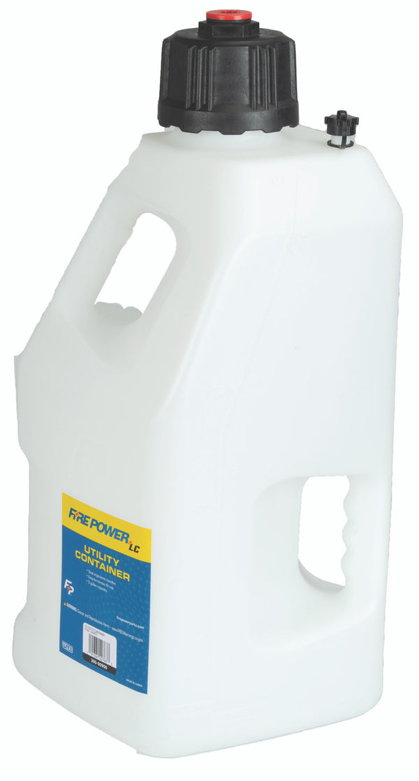 Fire Power LC Utility Container 5 Gal - White