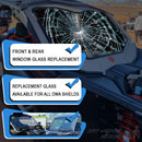 UTV & SXS front and rear windshield glass replacement  FOR DIRT WARRIOR ACCESSORIES products