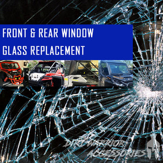 UTV & SXS front and rear windshield glass replacement  FOR DIRT WARRIOR ACCESSORIES products