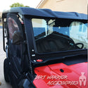 HONDA PIONEER 1000 FRONT WINDSHIELD 2016+ 'Dirt Warrior Accessories' 