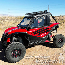 HONDA TALON 1000 2-SEAT VAULT 19-25 Side Doors Panels 'Dirt Warrior Accessories' branding visible.