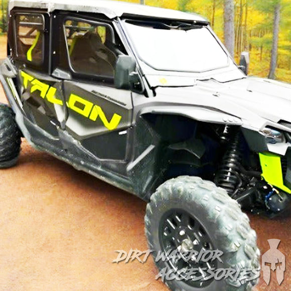 HONDA TALON 1000 4-SEAT VAULT 19-2025 Side Doors Panels Dirt Warrior Accessories