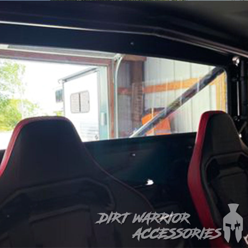 UTV Rear Windshield - Honda Talon 2-Seat 2019+ | Dirt Warrior