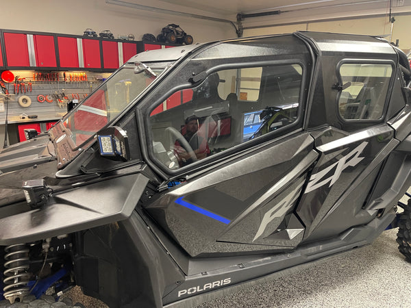 POLARIS RZR PRO XP 4-SEAT Cab Enclosure "THE VAULT" Upper Side Doors & Panels (Patent Pending)