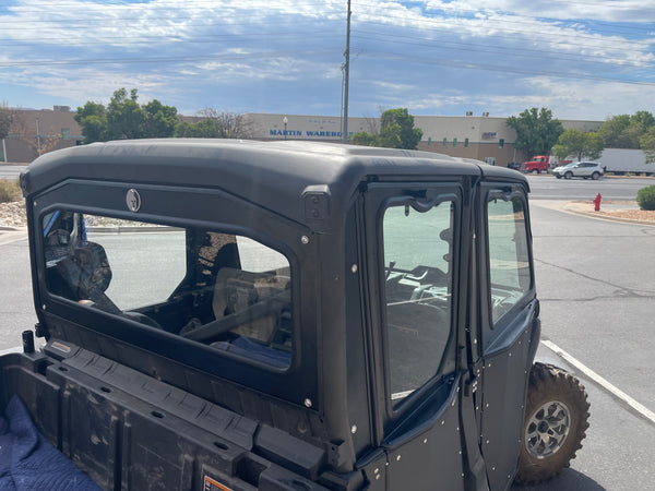 CANAM DEFENDER 4-SEAT Cab Enclosure "THE VAULT" 2016+ Upper Side Doors & Panels to go with Super ATV Doors (Patent Pending)