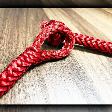 JM Rigging 1/4" Red Soft Shackle Pure Dyneema