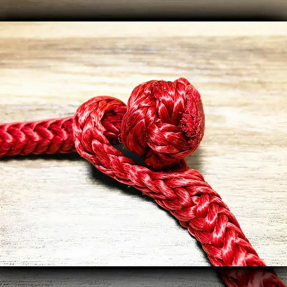 JM Rigging 1/4" Red Soft Shackle Pure Dyneema