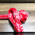 JM Rigging 516 Red Soft Shackle Pure Dyneema SK78 w Black Protective Sleeve
