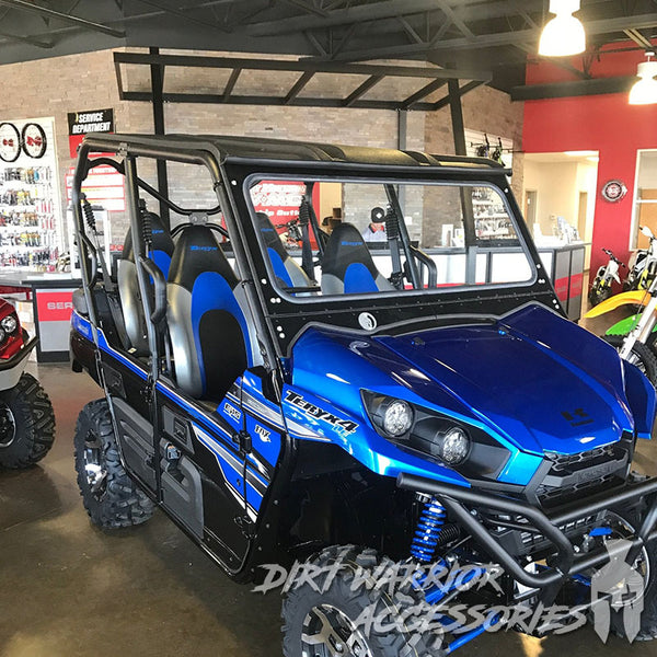 UTV Front Windshield - Kawasaki Teryx 800 2016+ | Dirt Warrior