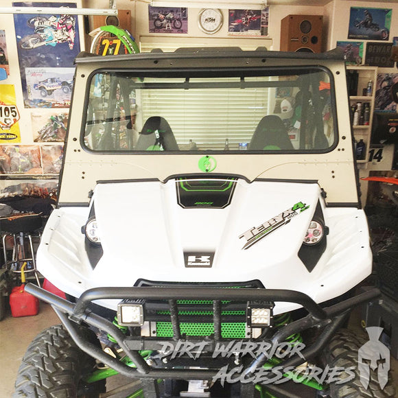 KAWASAKI TERYX FRONT WINDSHIELD 2012-15 Dirt Warrior Accessories