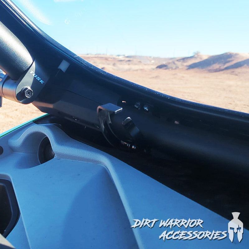 UTV Front Windshield - Kawasaki Teryx H2 w/ Intrusion Bars 2025+