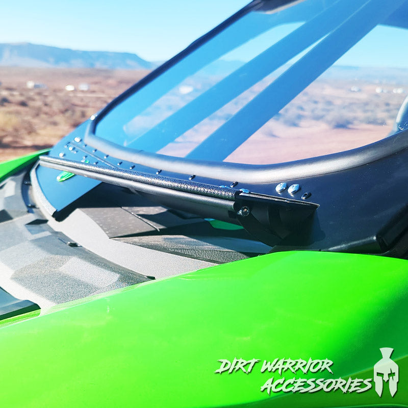 UTV Front Windshield - Kawasaki Teryx H2 w/ Intrusion Bars 2025+