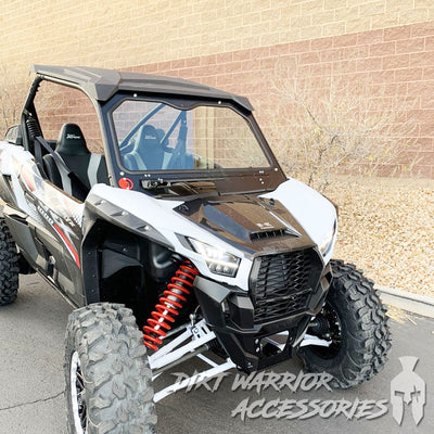 KAWASAKI TERYX KRX1000 FRONT WINDSHIELD 2020+ 'Dirt Warrior Accessories' 