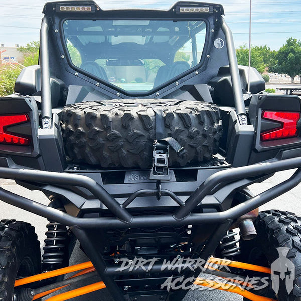 KAWASAKI TERYX KRX1000 REAR WINDSHIELD 4-SEAT 2022+ 'Dirt Warrior Accessories'