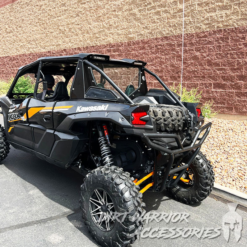 UTV Rear Windshield - Kawasaki Teryx KRX 1000 4-Seat 2022+ | Dirt