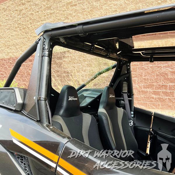 KAWASAKI TERYX KRX1000 REAR WINDSHIELD 4-SEAT 2022+ 'Dirt Warrior Accessories' 