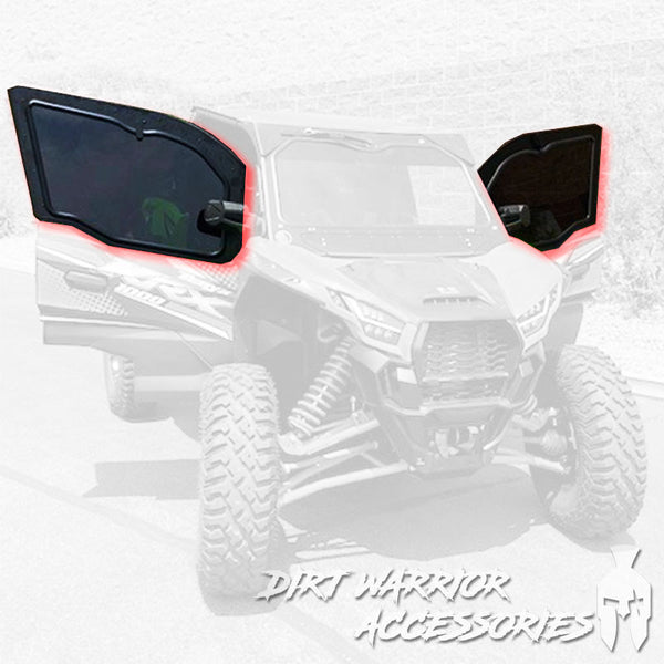 KAWASAKI Teryx KRX 1000 2-SEAT Cab Enclosure "THE VAULT" Upper Side Doors & Panels (Patent Pending)