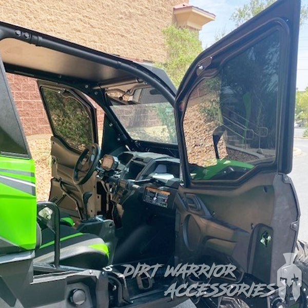 KAWASAKI Teryx KRX 1000 2-SEAT Cab Enclosure Upper Side Doors & Panels