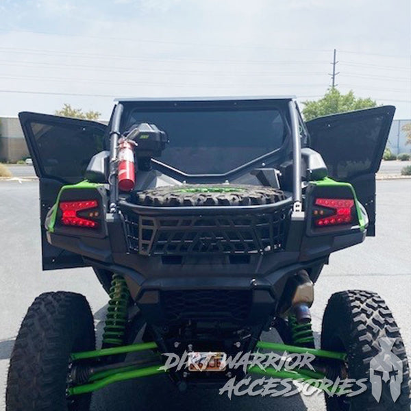 KAWASAKI Teryx KRX 1000 2-SEAT Cab Enclosure Upper Side Doors & Panels 'Dirt Warrior Accessories' 