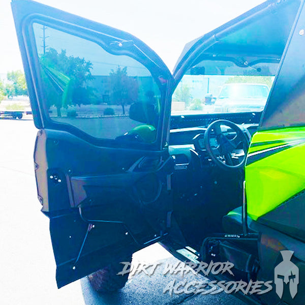 KAWASAKI Teryx KRX 1000 2-SEAT Cab Enclosure Upper Side Doors & Panels 'Dirt Warrior Accessories'