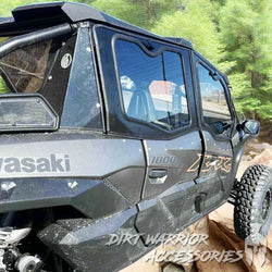 KAWASAKI Teryx KRX 1000 4-SEAT Cab Enclosure "THE VAULT" Upper Side Doors & Panels (Patent Pending) 'Dirt Warrior Accessories' 