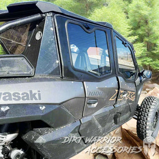 KAWASAKI Teryx KRX 1000 4-SEAT Cab Enclosure "THE VAULT" Upper Side Doors & Panels (Patent Pending) 'Dirt Warrior Accessories' 