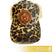 LEOPARD PRINT BASEBALL CAP WITH MESH BACK AND LEATHER DIRT WARRIOR PATCH
