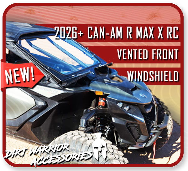 CANAM MAVERICK R MAX X RC FRONT WINDSHIELD 2026+ - HOME PAGE BANNER