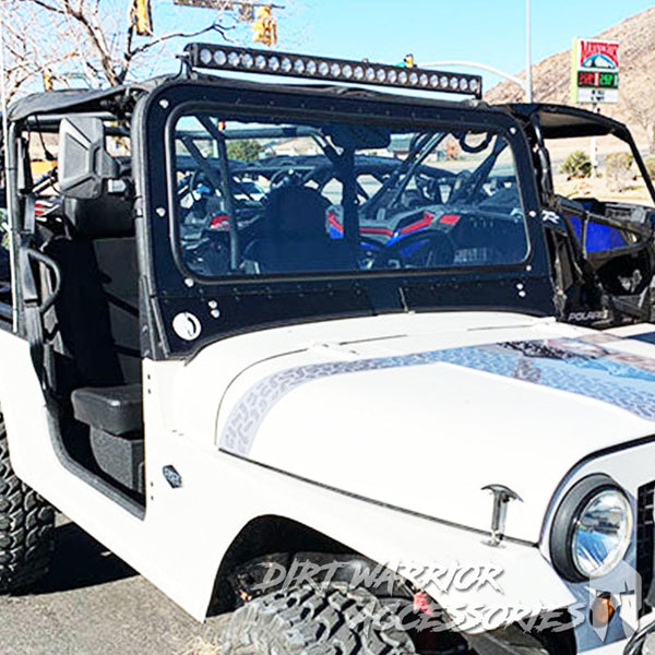 MAHINDRA ROXOR FRONT WINDSHIELD 2018+ 'Dirt Warrior' 