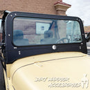 MAHINDRA ROXOR FRONT WINDSHIELD 2018+ and 'Dirt Warrior Accessories' branding.