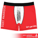 FRONT - Let's Get Dirty! Dirt Warrior Accessories Men's Boxer Briefs