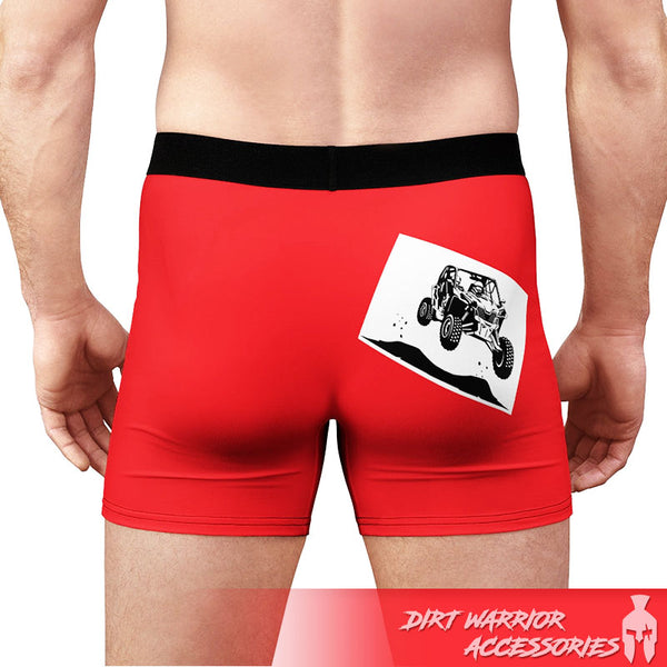 BACK - Let's Get Dirty! Dirt Warrior Accessories Men's Boxer Briefs