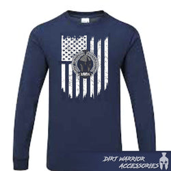 Navy Blue Long Sleeve HAVE A DIRTY DAY T-Shirt