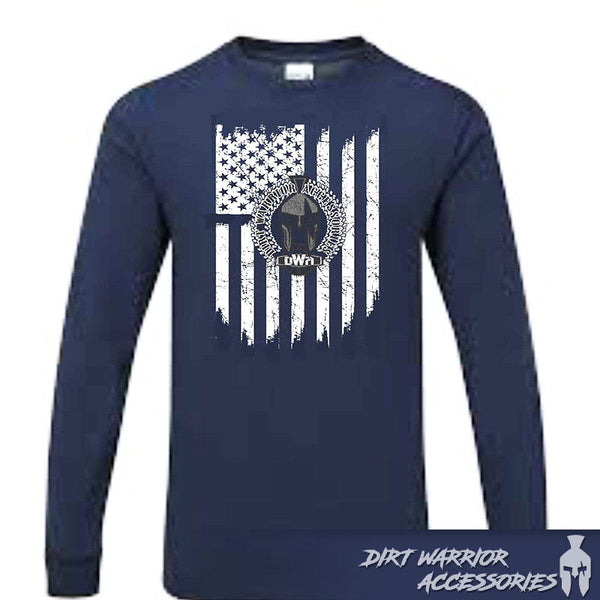 Navy Blue Long Sleeve HAVE A DIRTY DAY T-Shirt