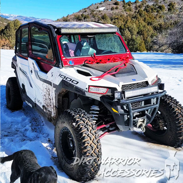 POLARIS GENERAL 4-SEAT Cab Enclosure "THE VAULT" 2016+ Upper Side Doors & Panels (Patent Pending) Dirt Warrior Accessories