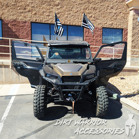 POLARIS GENERAL 4-SEAT Cab Enclosure "THE VAULT" 2016+ Upper Side Doors & Panels (Patent Pending) Dirt Warrior Accessories