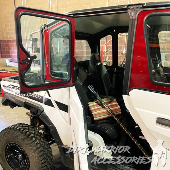 POLARIS GENERAL 4-SEAT Cab Enclosure "THE VAULT" 2016+ Upper Side Doors & Panels (Patent Pending) Dirt Warrior Accessories