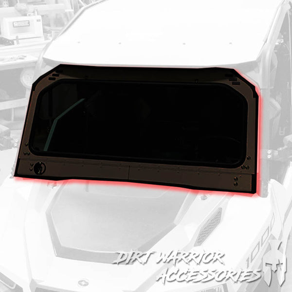 POLARIS GENERAL FRONT WINDSHIELD 2016+ 'Dirt Warrior Accessories' 