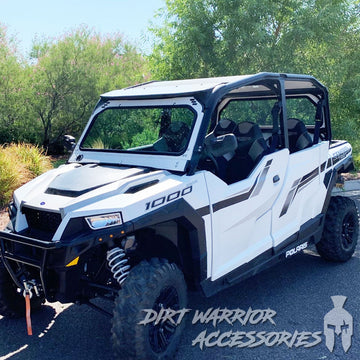 POLARIS GENERAL 1000 FRONT WINDSHIELD 2016+ 'Dirt Warrior Accessories' 