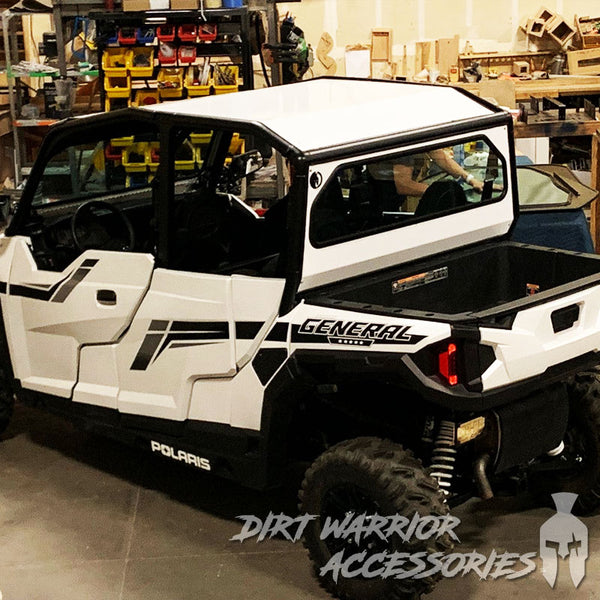 POLARIS GENERAL REAR WINDSHIELD 2016+ 'Dirt Warrior Accessories'