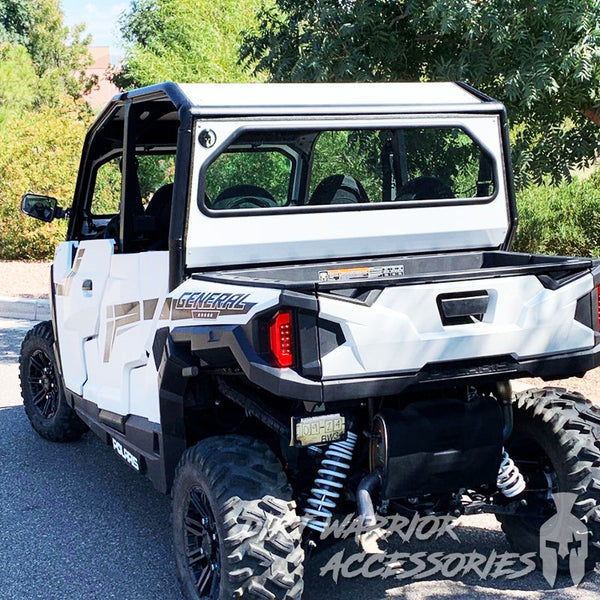 POLARIS GENERAL REAR WINDSHIELD 2016+ Dirt Warrior Accessories