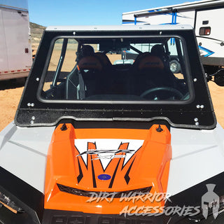 POLARIS RZR 1000 2014-18 FRONT WINDSHIELD TO FIT SDR CAGE 'Dirt Warrior Accessories'