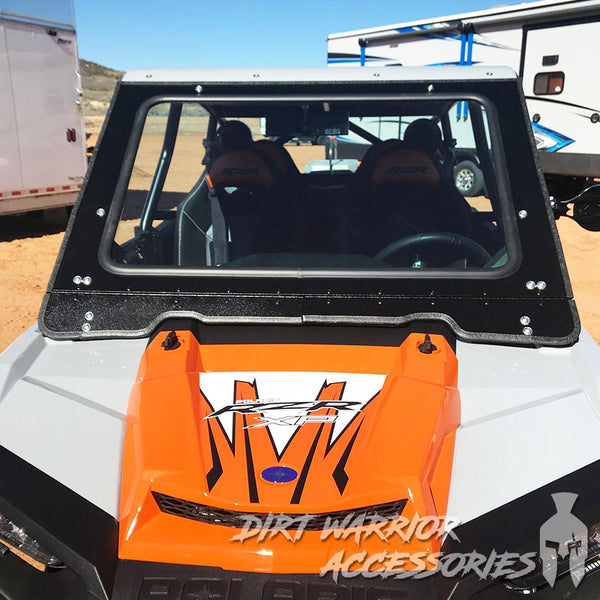POLARIS RZR 1000 2014-18 FRONT WINDSHIELD TO FIT SDR CAGE 'Dirt Warrior Accessories'