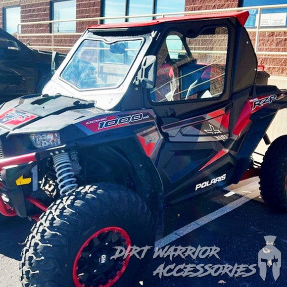 POLARIS RZR 1000XP TURBO 2-SEAT VAULT 14-23 Upper Side Doors Panels 'Dirt Warrior Accessories' 