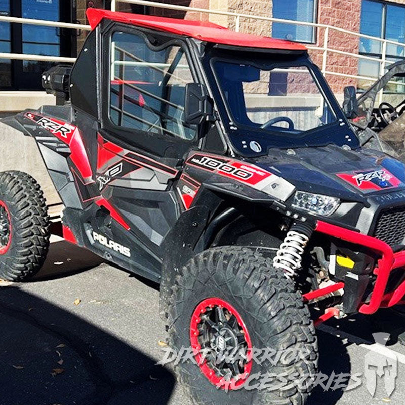 Full Doors Aluminum UTV Side For 2014-2023 Polaris RZR XP4 XP 1000 Turbo S 4 Seats